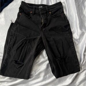 Old Navy Black Straight Leg Pants